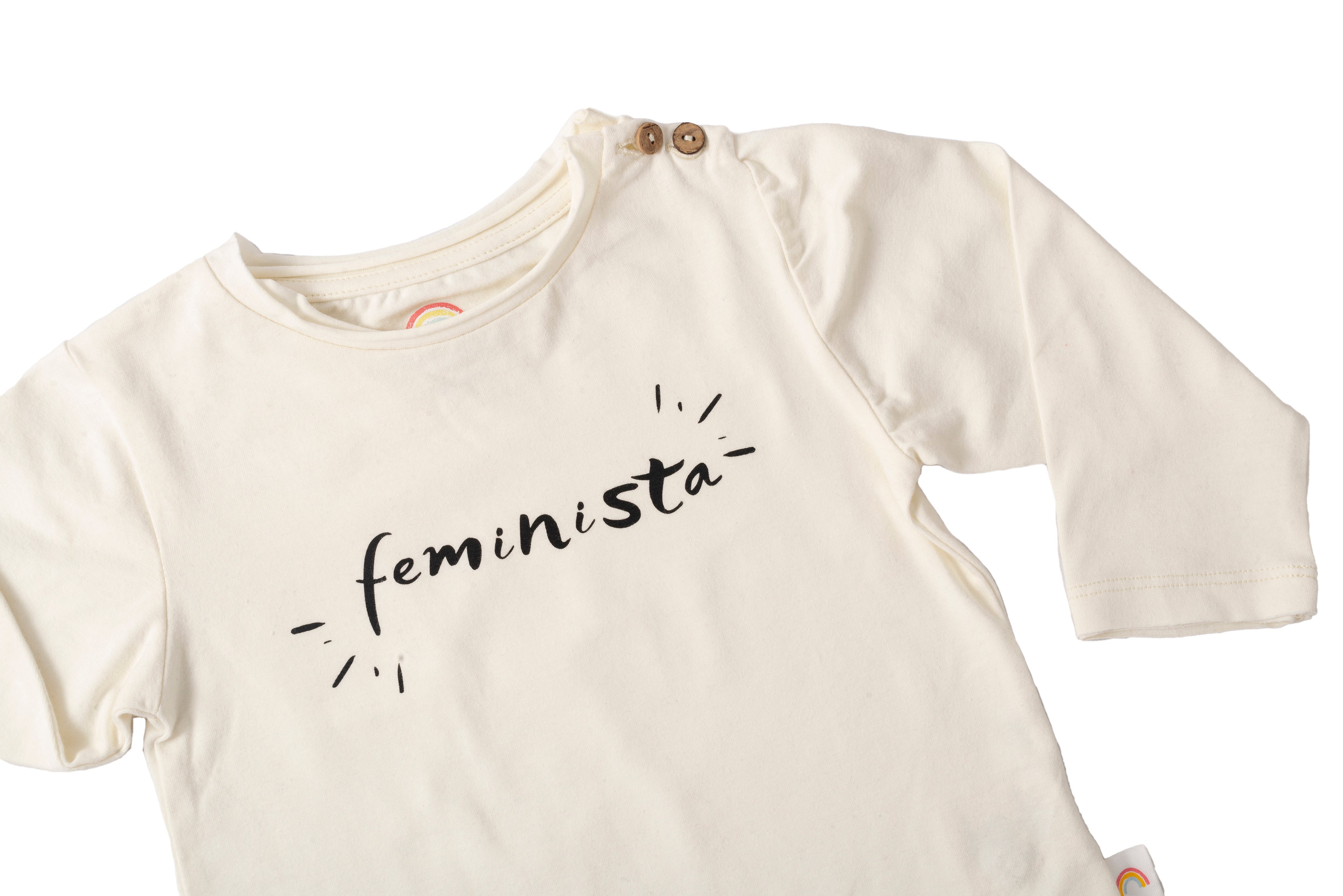 T-shirt met lange mouwen Feminista