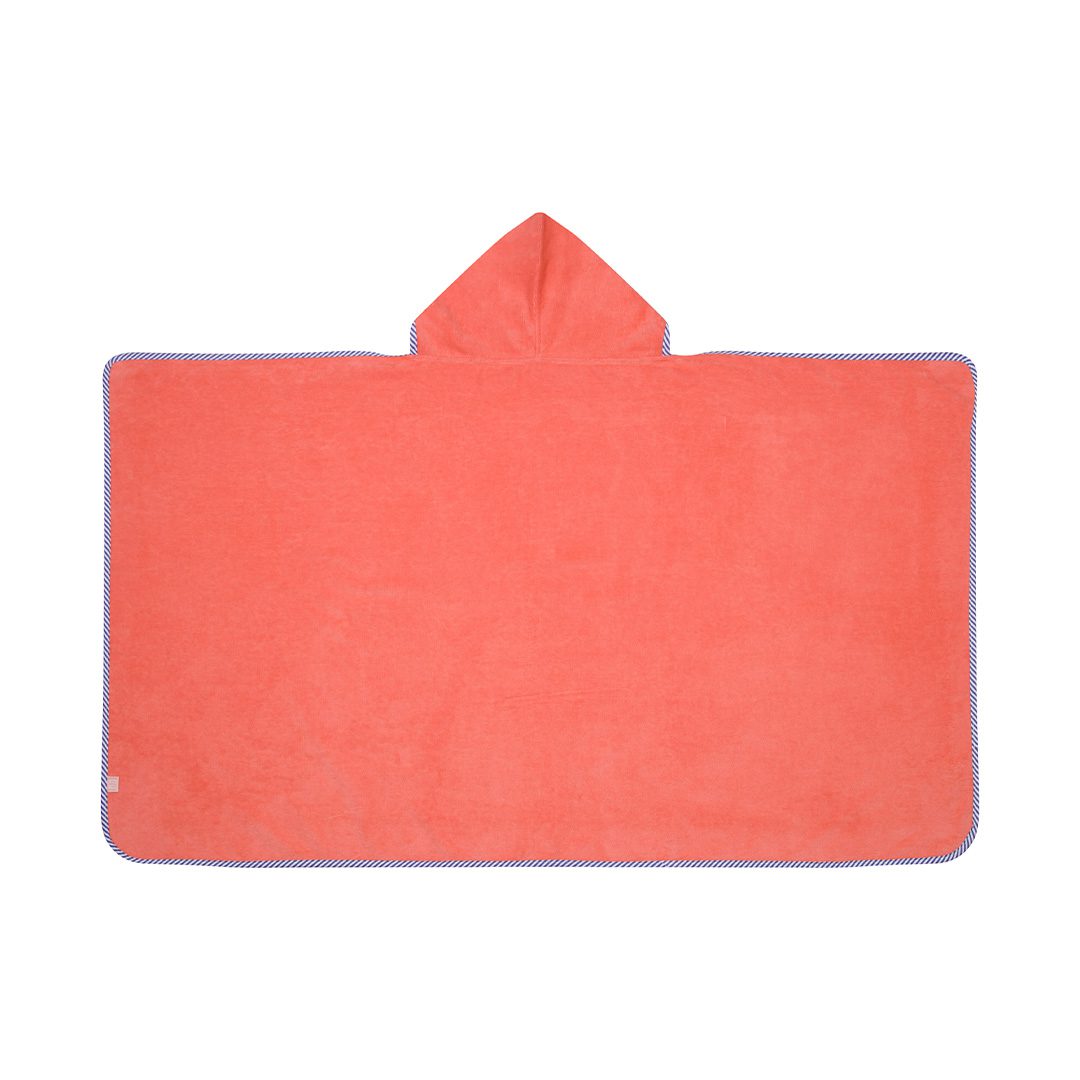 Serviette à capuche Mini Plouf (Rose)